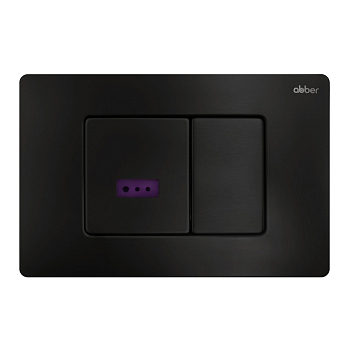 Кнопка смыва сенсорная ABBER AC0122SMB черная матовая