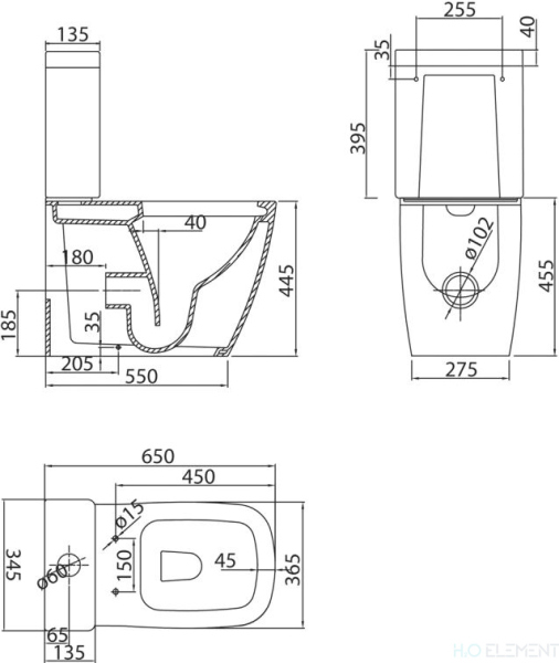 Бачок для унитаза BelBagno Alpina-r BB0159T