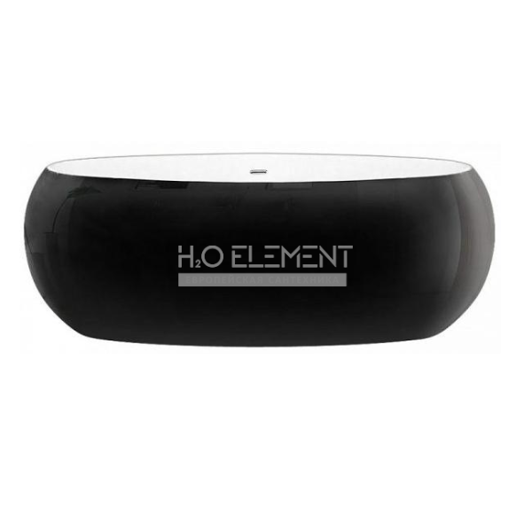 Акриловая ванна BelBagno 180x90 BB18-NERO/BIA