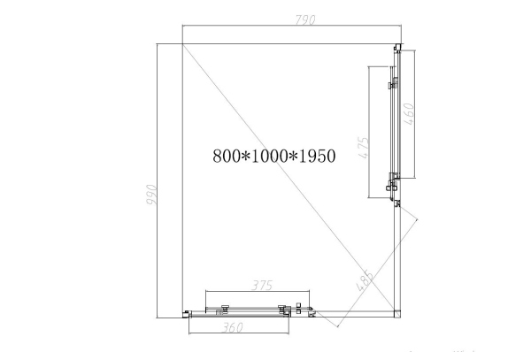 Душевой уголок Vincea Slim-N VSS-4SN8010CL, 1000*800, хром, стекло прозрачное Душевой уголок Vincea Slim-N VSS-4SN8010CL, 1000*800, хром, стекло прозрачное