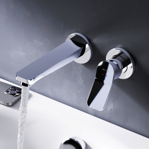 Смеситель для раковины, монтируемый в стену AM.PM X-Joy, F85A72600