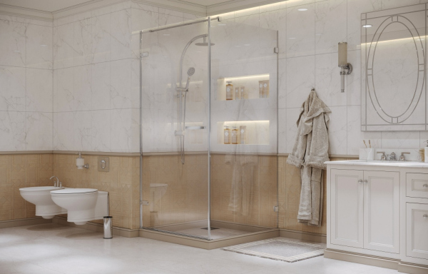 Душевое ограждение Ambassador Abner 10011101L (900x900x2000)