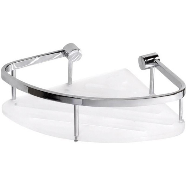 Мыльница CYTRO угловая, белая, акрил