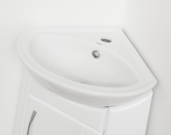 Тумба для комплекта Style Line Эко Стандарт Веер 30 угловая, белая