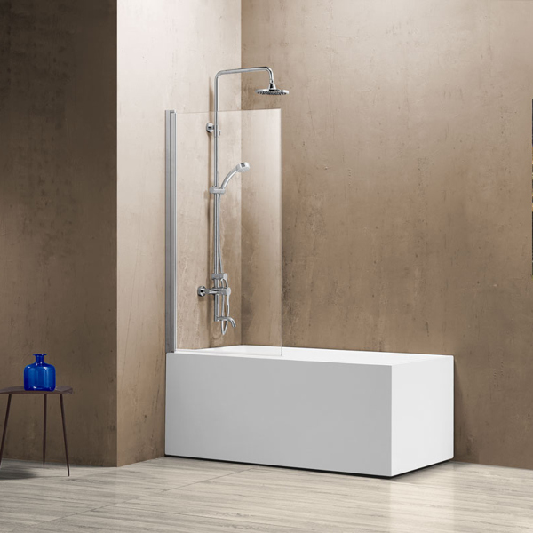 Душевая шторка на ванну Vincea VSB-11800CL, 800*1400, хром, стекло прозрачное Душевая шторка на ванну Vincea VSB-11800CL, 800*1400, хром, стекло прозрачное