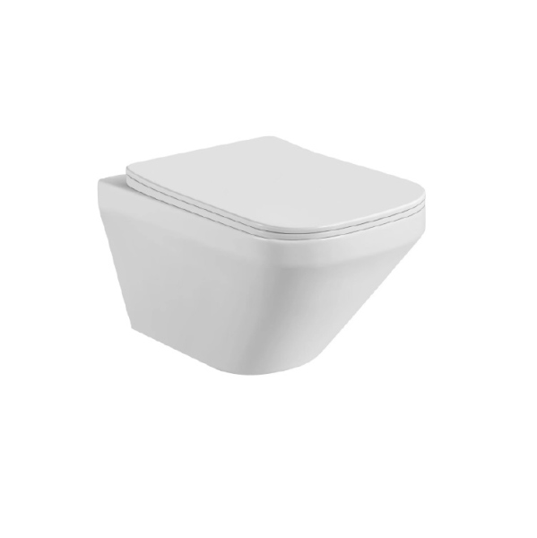 Унитаз безободковый Aquatek ЛИРА AQ1155-00, 490*365*320 мм, горизонтальный выпуск