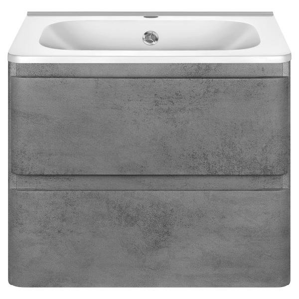 Тумба с раковиной Vincea Vico, VMC-2V600BT+ VCB-2VP600W