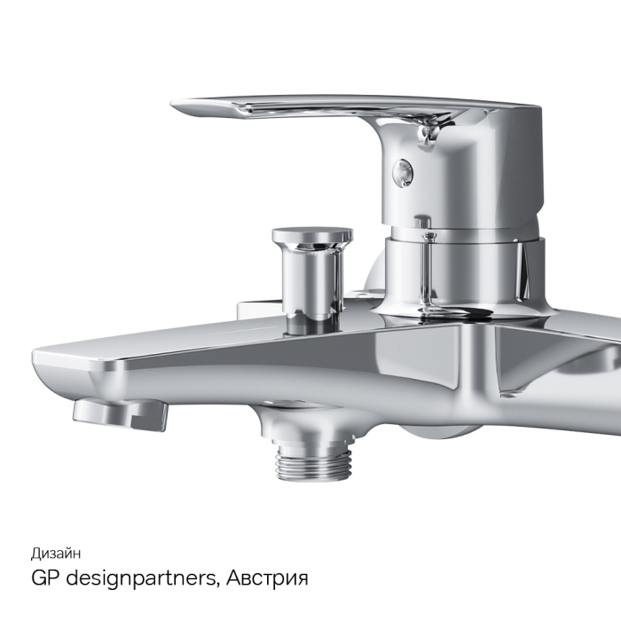 Смеситель AM.PM Gem F90A10000 для ванны с душем