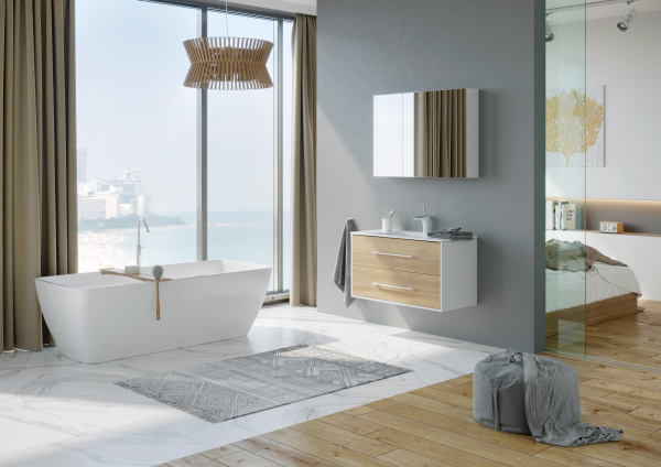 Подвесная тумба без раковины AQWELLA 100см., MAI0110