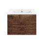 Тумба с раковиной Vincea Mia 700 подвесная, 2 выкатных ящика soft close, R.Wood, VMC-2MC700RW+VBS-13960MA