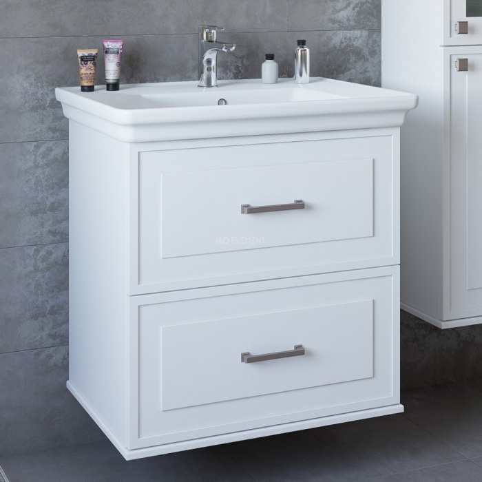 Тумба для комплекта Sanflor Модена 75 подвесная, белая