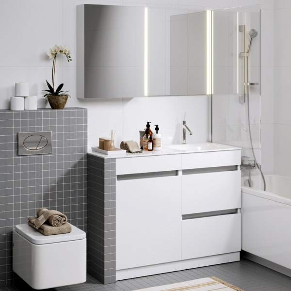 Напольная тумба без раковины AQWELLA 115 см., FOR0105KR Напольная тумба без раковины AQWELLA 115 см., FOR0105KR