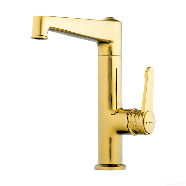 Смеситель для кухни Omoikiri Yamagata-G OYAM-G-35, золото