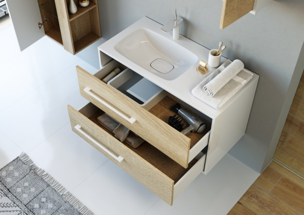 Подвесная тумба без раковины AQWELLA 90см., Mai.01.09/L