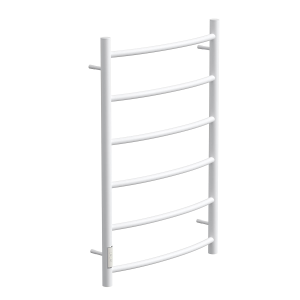 Полотенцесушитель электрический Point PN04758W П6 500x800 диммер слева, белый