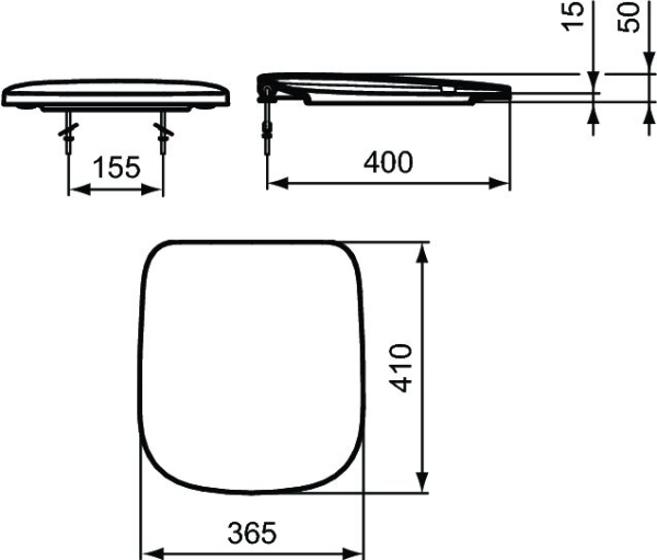 Крышка-сиденье Ideal Standard Esedra T318601 Крышка-сиденье Ideal Standard Esedra T318601