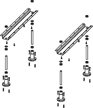 Ножки RIHO SPECIAL 06 (LUGANO) для ванн, POOTSET06