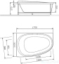 Акриловая ванна AM.PM Like 170x110 L