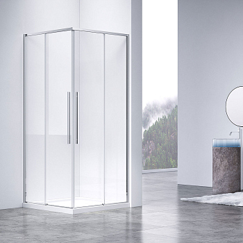 Душевой уголок Vincea Slim-N VSS-4SN9010CL, 1000*900, хром, стекло прозрачное