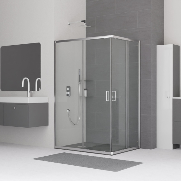 Душевой уголок RGW CL-47, 32094490-11, Хром, 90*100*185