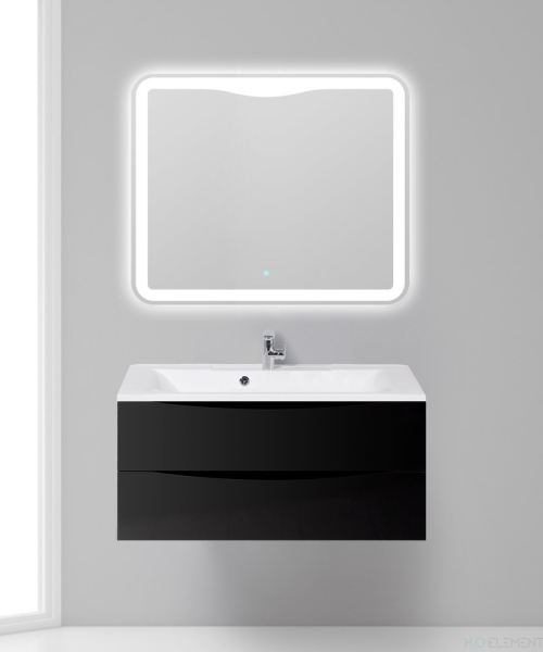 Тумба с раковиной Belbagno MARINO, MARINO-1200-2C-SO-NL-P+ BB1200/450-LV-MR-PR (готовый набор)