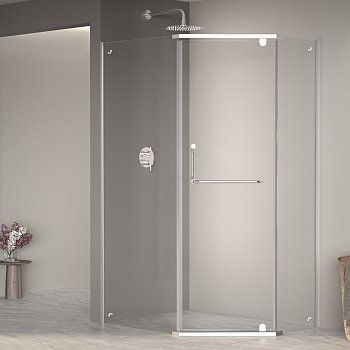 Душевой уголок RGW PA-091, 35089190-11, Хром, 90*100*195