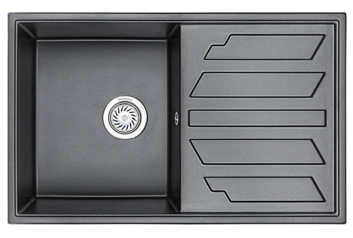Кухонная мойка GRANULA (8002, ШВАРЦ)