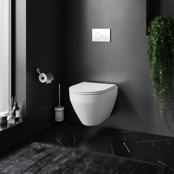 Комплект 4 в 1 AM.PM Spirit V2.0 (унитаз, инсталляця, сиденье, клавиша Белая), IS49001.701700