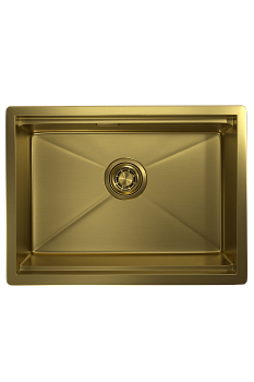 Кухонная мойка GRANULA (6045U, ЗОЛОТО САТИН)