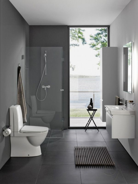 Крышка-сиденье Laufen Pro 8.9095.3.300.000.1 с микролифтом, петли хром