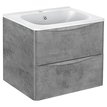 Тумба с раковиной Vincea Paola, VMC-2P600BT+ VCB-2VP600W