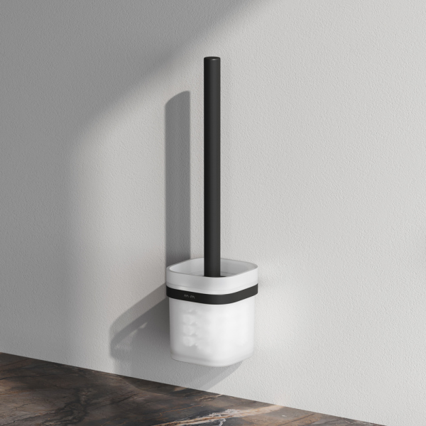 Стойка с туалетной щеткой, черный AM.PM Func, A8F33322