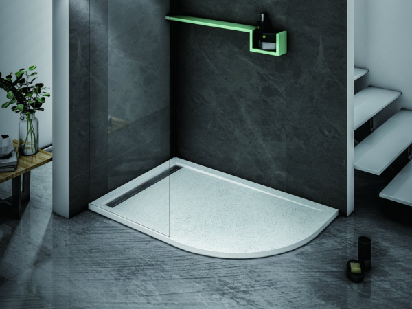 TRAY-AS-RH-120/80-30-W-R Поддон из искусственного мрамора