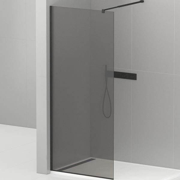 Душевая перегородка Cezares, LIBERTA-L-1-110-GR-NERO