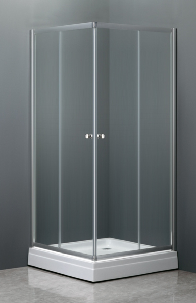 Душевой уголок Dolphin TN-206-J, 28912699-101, Хром, 90*90*185