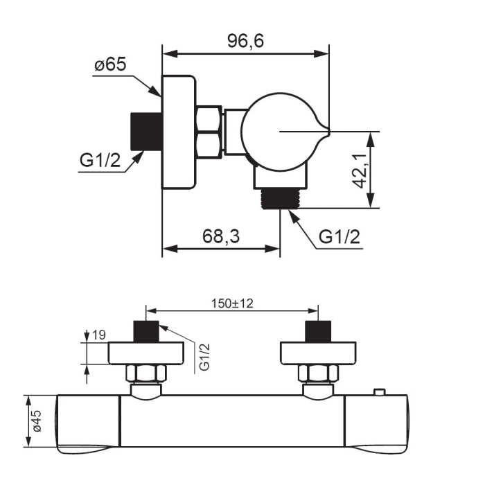 Смесители для душа Damixa Scandinavian Pure, 366000300