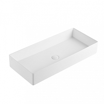 Раковина накладная ABBER Rechteck AC2219 белая