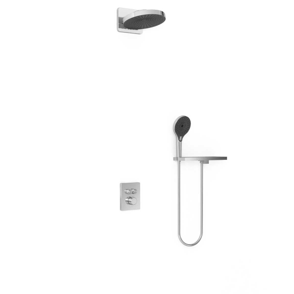 Душевой комплект Vincea Inspire VSFW-3I21MT1RCH встраиваемый, термостатический, двухрежимный, хром Душевой комплект Vincea Inspire VSFW-3I21MT1RCH встраиваемый, термостатический, двухрежимный, хром