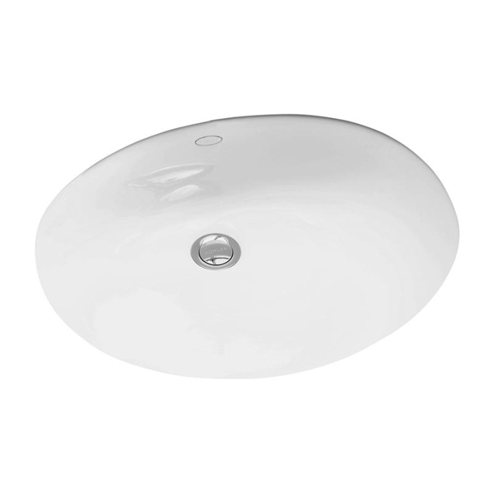 Раковина Jacob Delafon Caxton 55x44 см, встраиваемая, с переливом, белая, E2211-0