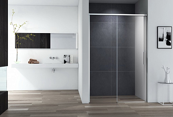 DUET SOFT-M-BF-1-140-C-Cr Душевая дверь с доводчиками