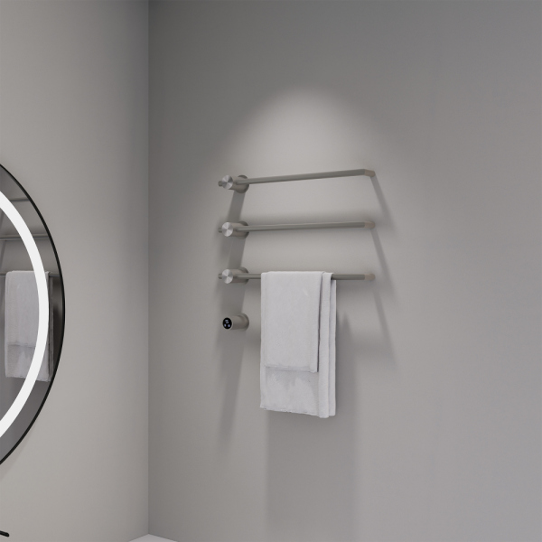 Полотенцесушитель электрический ABBER Charme AH4003BST сталь брашированная