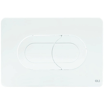 Кнопка смыва OLI Salina 640081 белая