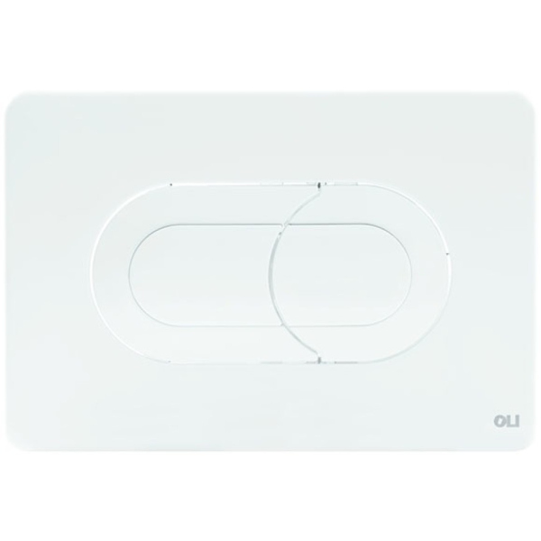 Кнопка смыва OLI Salina 640081 белая