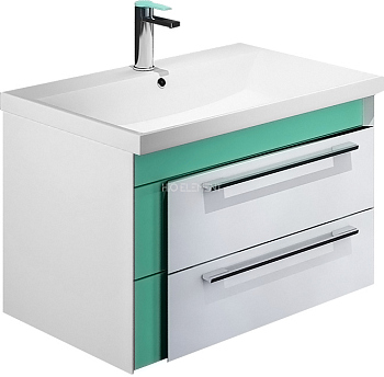 Тумба для комплекта Iddis Color Plus 70 белая, мятная