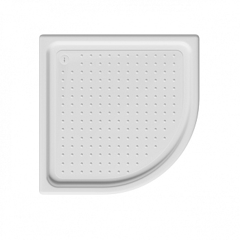 Душевой поддон ABBER AD3A080 80х80 четверть круга, акриловый, белый