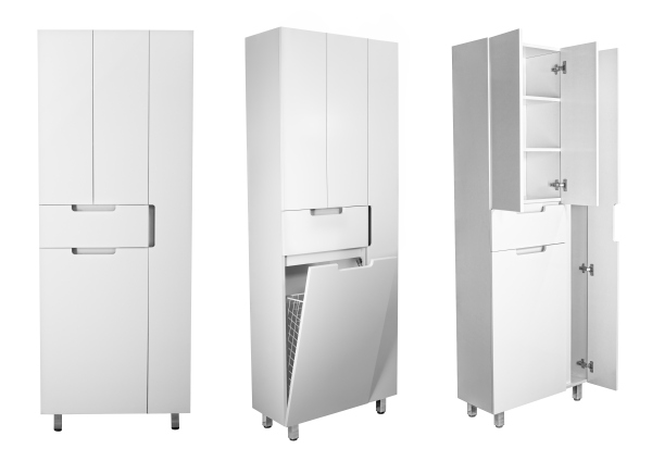 Колонна Style Line "Оптима 700" напольная (1ящ, отделение под халаты), ЛС-000010058