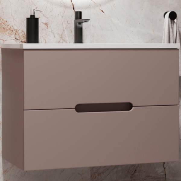 Тумба без раковины подвесная Style Line "Матис 70", Classic 70, тауп темный, ЭМАЛЬ, ЛС-00002297