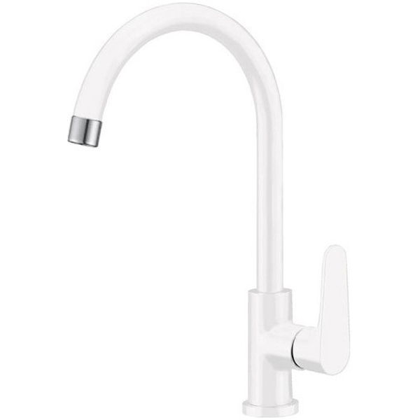 Смеситель Cezares Laconico C LL25-BLC для кухонной мойки, белый Смеситель Cezares Laconico C LL25-BLC для кухонной мойки, белый