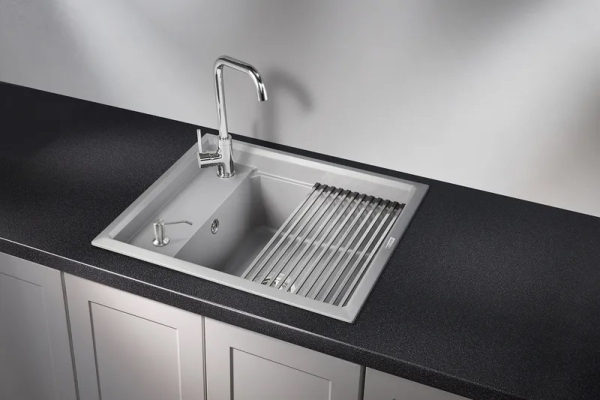 Кухонная мойка GRANULA Kitchen Space (6004, АЛЮМИНИУМ)