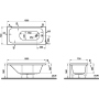 Ванна VITRA OPTIMUM NEO, 64560001000